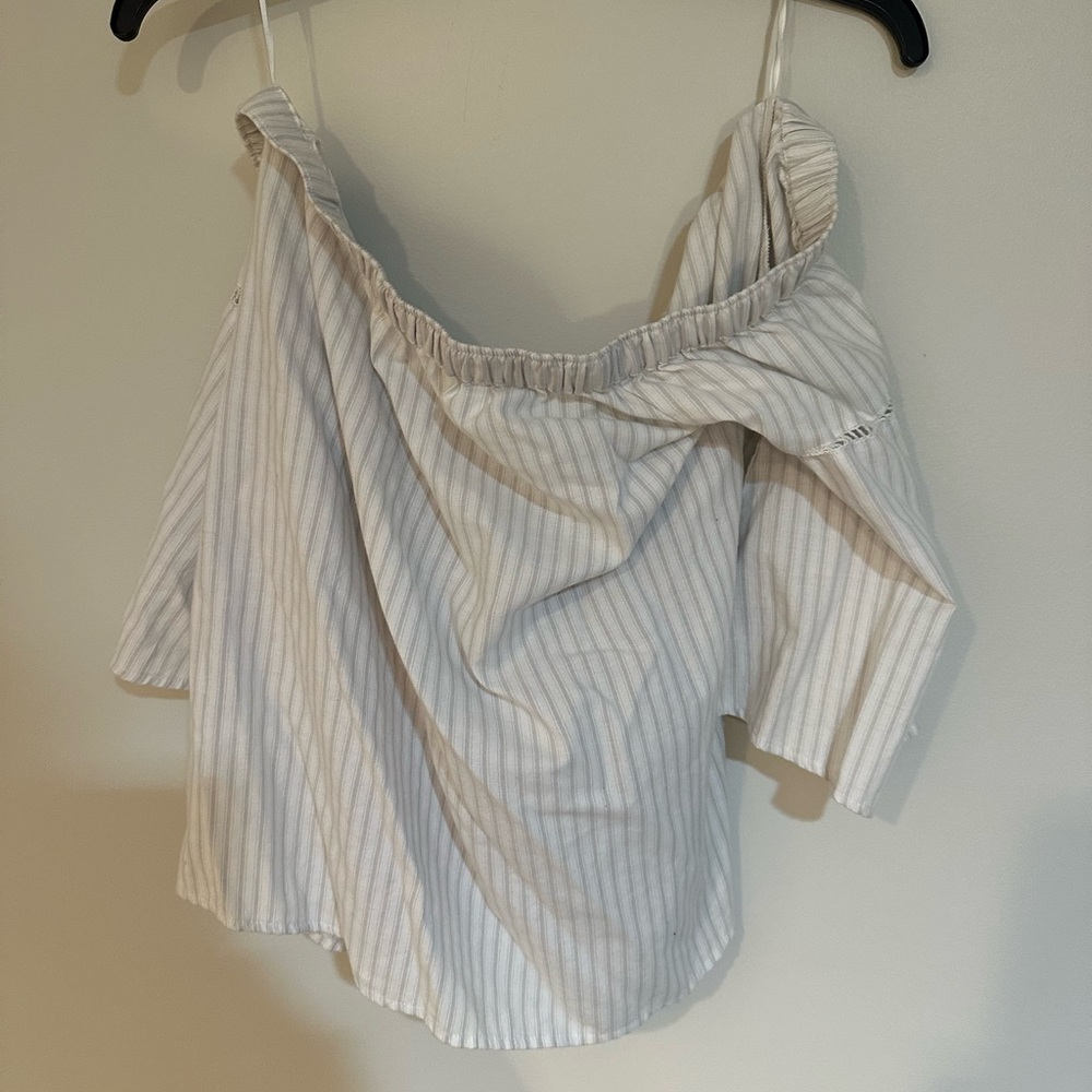Striped Off-Shoulder Top